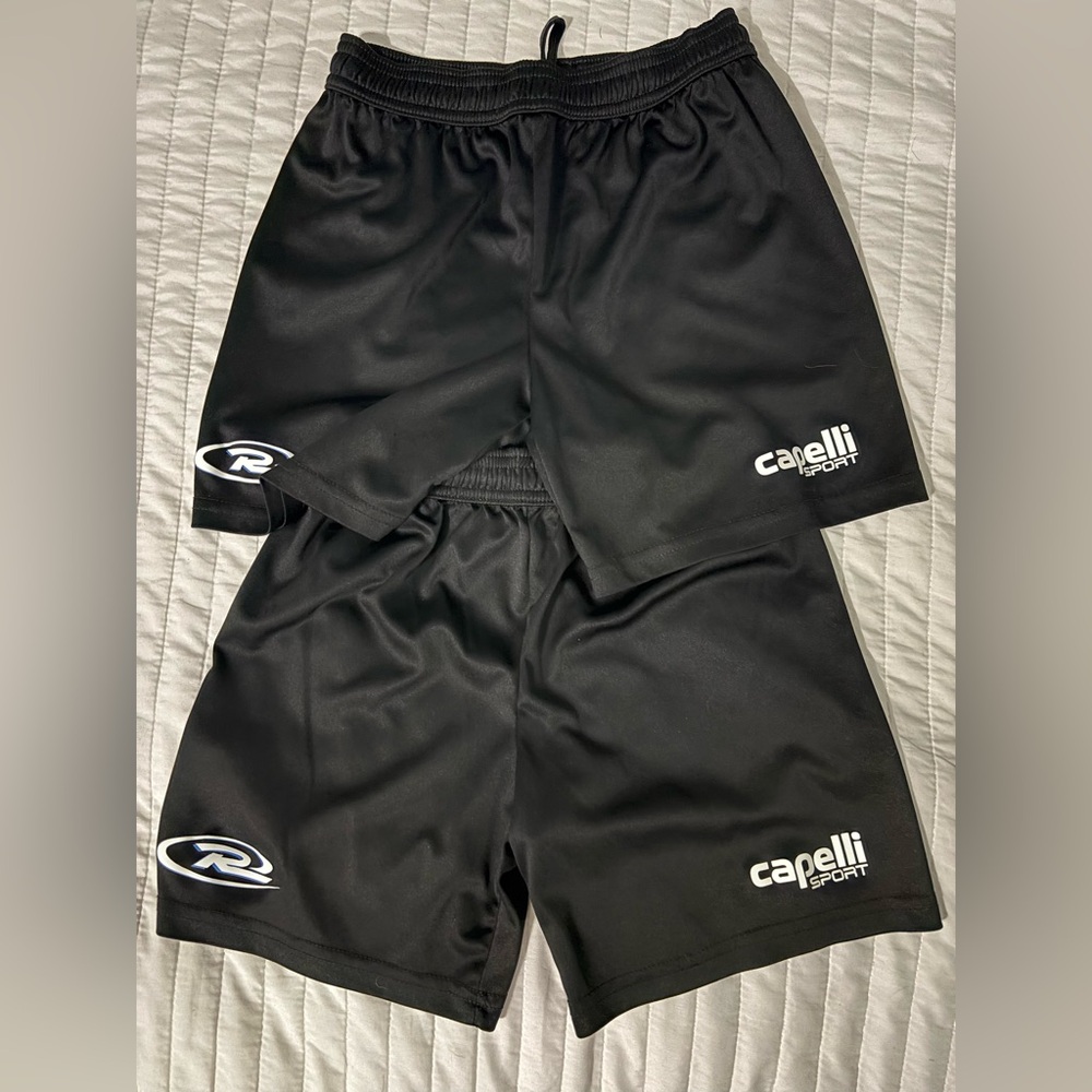 2 pair Capelli travel soccer shorts